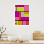 Abstrakt #60 poster (Küche)