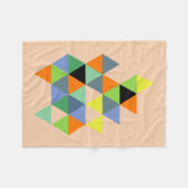 Abstrakt #693 fleecedecke (Vorderseite (Horizontal))