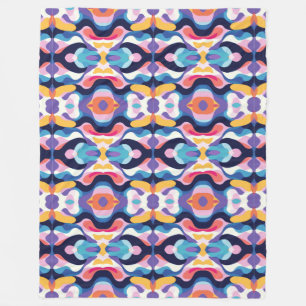 ABSTRAKT 6 FLEECEDECKE