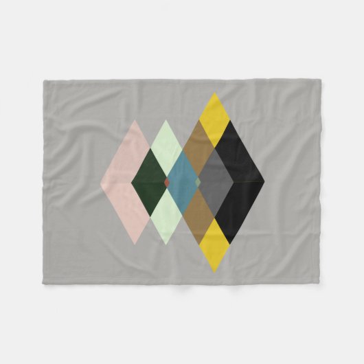 Abstrakt #709 fleecedecke (Vorderseite (Horizontal))