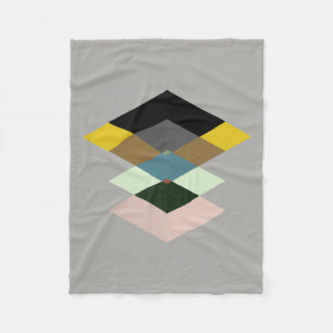 Abstrakt #709 fleecedecke