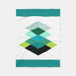 Abstrakt #711 fleecedecke