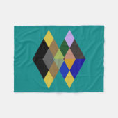 Abstrakt #712 fleecedecke (Vorderseite (Horizontal))