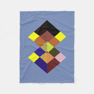 Abstrakt #719 fleecedecke