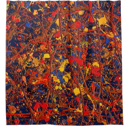 Abstrakt #725 duschvorhang (Vorderseite)