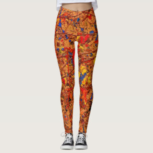 Abstrakt #725 leggings