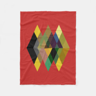 Abstrakt #726 fleecedecke