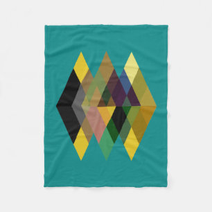 Abstrakt #726 fleecedecke