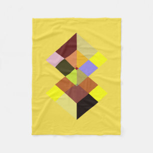 Abstrakt #727 fleecedecke