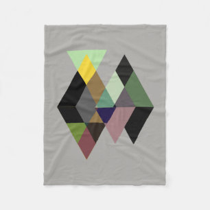 Abstrakt #729 fleecedecke