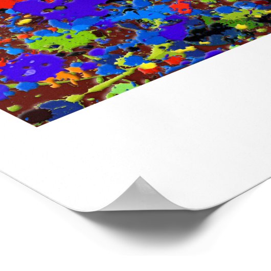 Abstrakt #738 poster (Ecke)