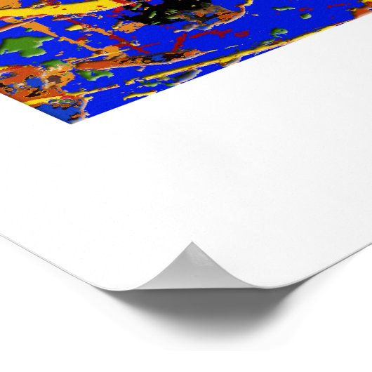 Abstrakt #741 poster (Ecke)