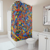 Abstrakt #744 Veronica Duschvorhang (Beispiel)