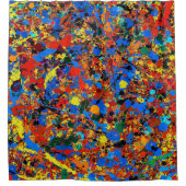 Abstrakt #744 Veronica Duschvorhang (Vorderseite)