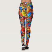 Abstrakt #744 Veronica Leggings (Rückseite)