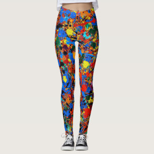 Abstrakt #744 Veronica Leggings