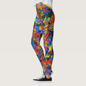 Abstrakt #744 Veronica Leggings (Links)