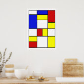 Abstrakt #756 poster (Küche)