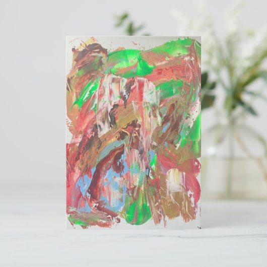 Abstrakt 75 100 07 2024 dankeskarte (Stehend Vorderseite)