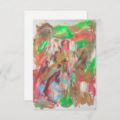 Abstrakt 75 100 07 2024 dankeskarte (Vorne/Hinten)