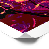Abstrakt #787 Alighieri's Inferno Poster (Ecke)