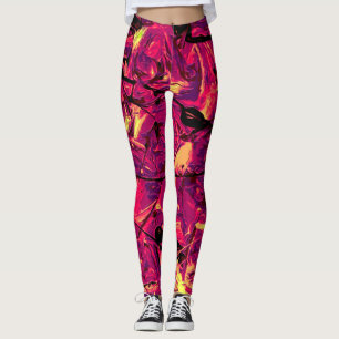 Abstrakt #787 leggings