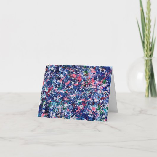 Abstrakt_7 Note Card (  Dankeskarte (Vorderseite)