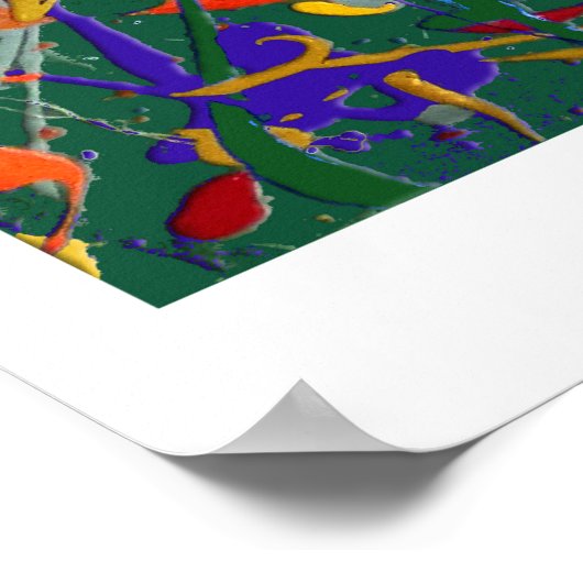 Abstrakt #819 poster (Ecke)