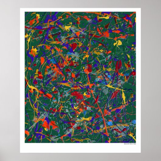 Abstrakt #819 poster (Vorne)