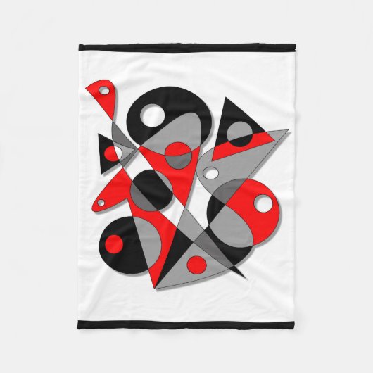 Abstrakt #81 fleecedecke (Vorderseite)