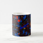 Abstrakt #909 Schwarz Kaffeetasse (Mittel)