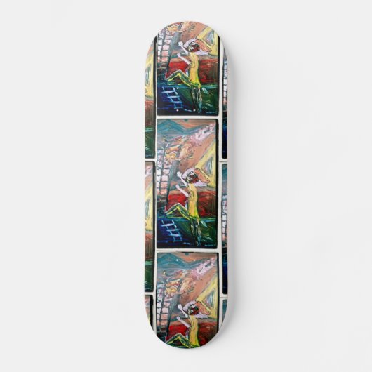 ABSTRAKT 911 SKATEBOARD (Vorderseite)