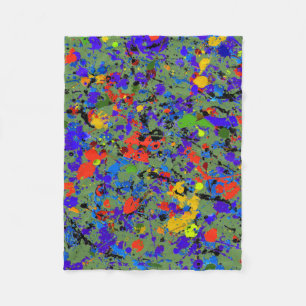 Abstrakt #912 fleecedecke