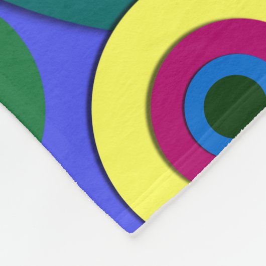 Abstrakt #928 fleecedecke (Ecke)