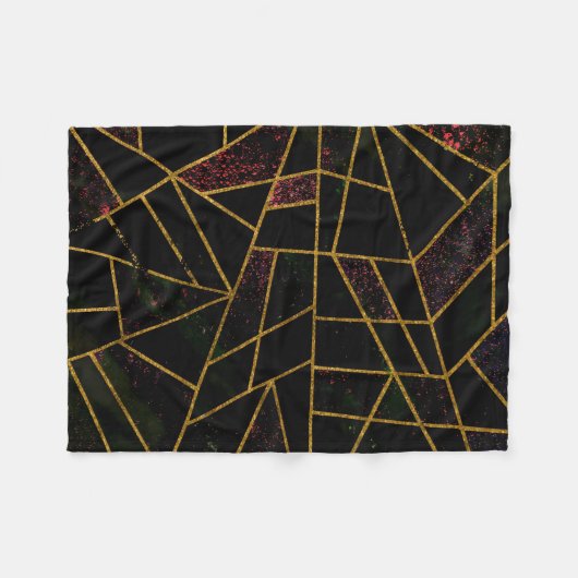 Abstrakt #939 fleecedecke (Vorderseite (Horizontal))