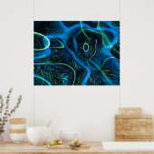 Abstrakt #93 poster (Küche)