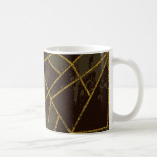 Abstrakt #941 Brown Kaffeetasse