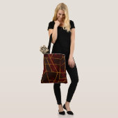 Abstrakt #943 Rot Tasche (Am Model)