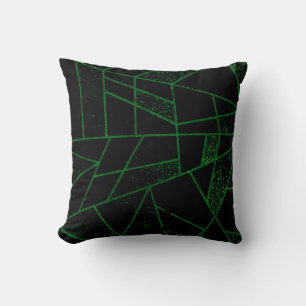 Abstrakt #948 Green Kissen