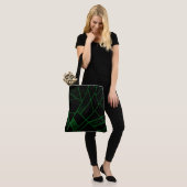 Abstrakt #948 Green Tasche (Am Model)
