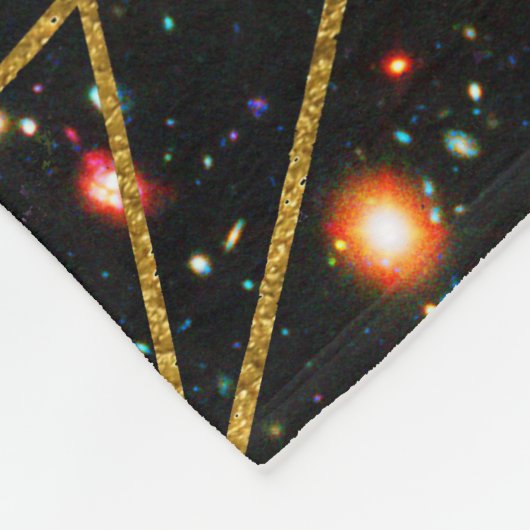 Abstrakt #950 fleecedecke (Ecke)