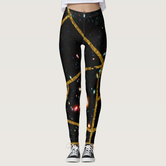 Abstrakt #950 leggings (Vorderseite)