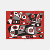 Abstrakt #968 fleecedecke (Vorderseite (Horizontal))