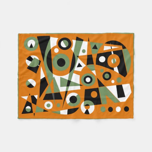 Abstrakt #977 fleecedecke (Vorderseite (Horizontal))