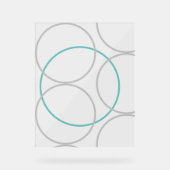 Abstrakt Acrylschild (Vorderseite)