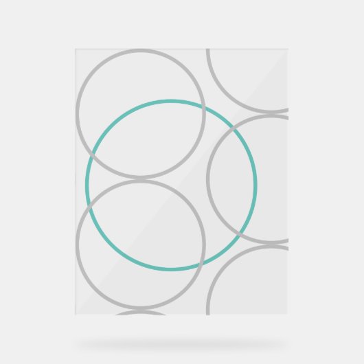 Abstrakt Acrylschild (Vorderseite)