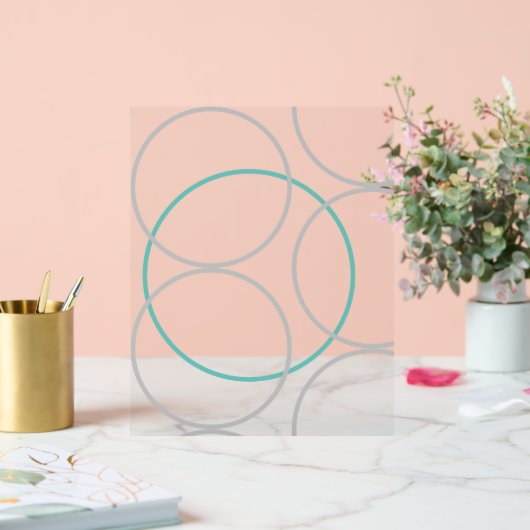 Abstrakt Acrylschild (Hochzeit)