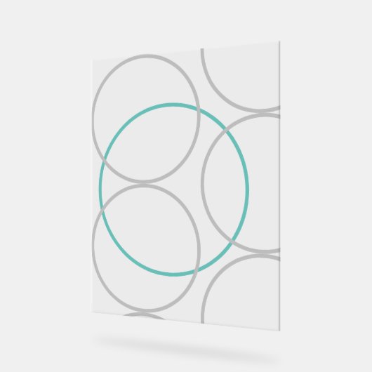 Abstrakt Acrylschild (Winkel)