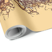 Abstrakt africa Lion Geschenkpapier (Rolleneckpunkt)