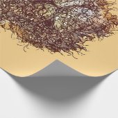 Abstrakt africa Lion Geschenkpapier (Ecke)